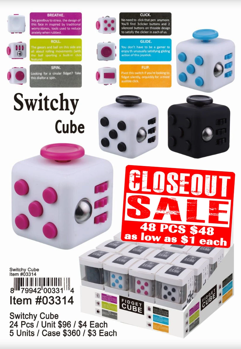 Switchy Cube 24 Pcs. - Closeout